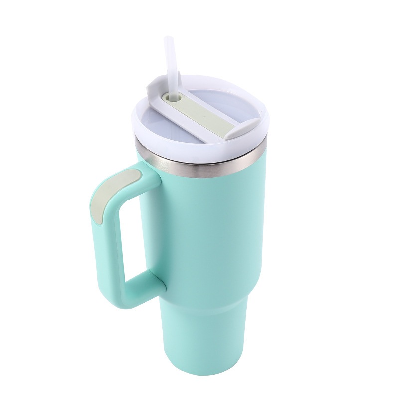 40oz Tumbler Cup Car Cup Beer Cup with Handle and Straw Lid Travel Cups – Handle Car Cup and Stainless Steel Water Bottle price