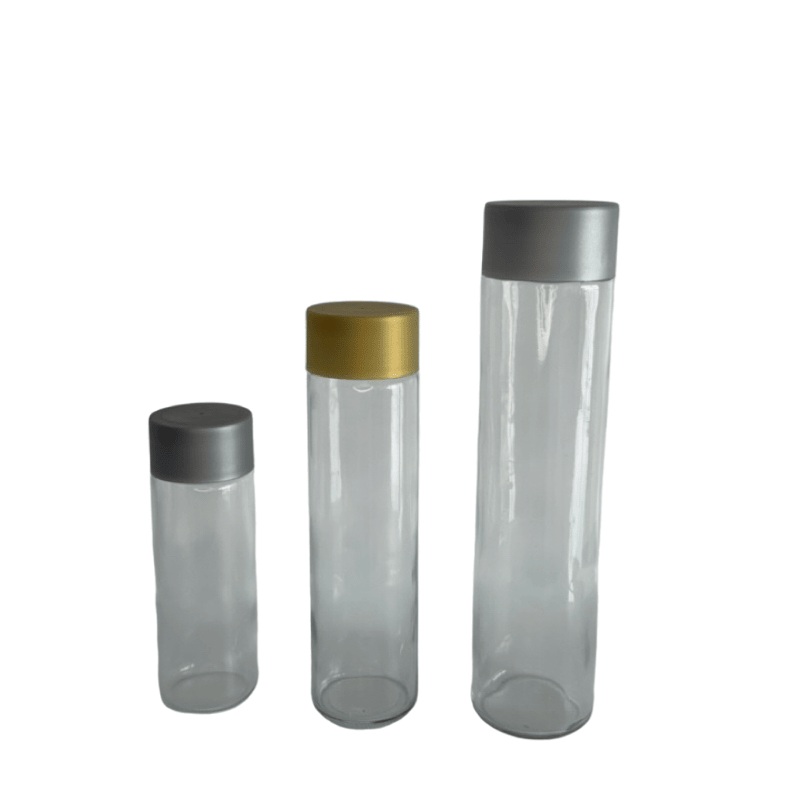 500ml 700ml 1000ml Empty Cylinder Glass Water Bottle Factory Wholesale – Water Glass Bottles and Water Bottle 1000ml price