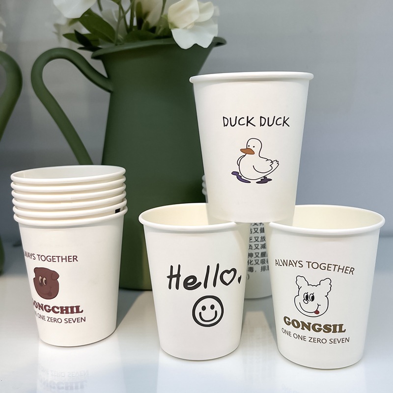 Colorful Office Cute Customized Logo High Quality Paper Cup – Colorful Sketch Book and Fashion Office Paper Cup price