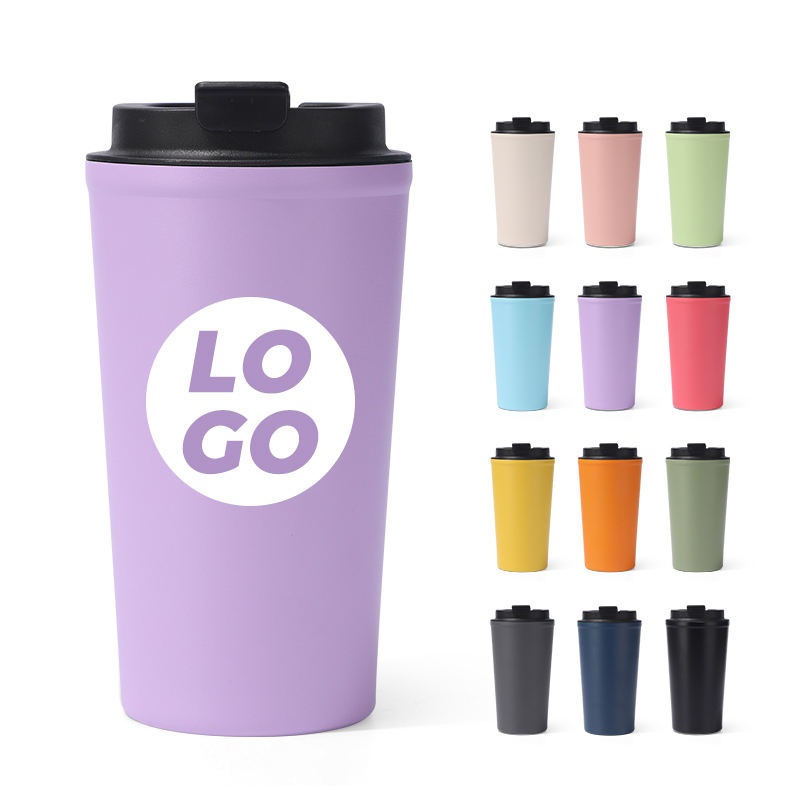 Custom 500ml Insulated Coffee Tumblers with Flip Lid Stainless Steel Travel Coffee Mug Vacuum Insulated Coffee Mug Thermos Cup – Insulated Thermos and Drink Thermos price