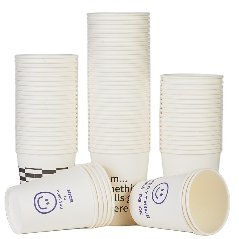 Easy to Take Adaptable to Universal Cup Lid System Coffee Paper Cup – Tea Paper Cup and Kraft Paper Cup price
