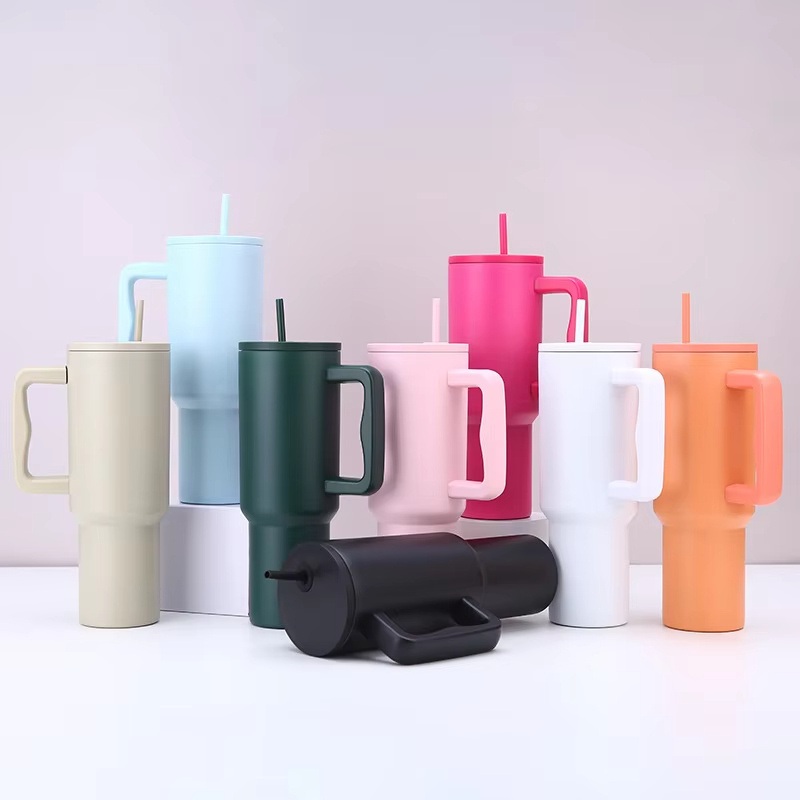 Gradient 40oz Stainless Steel Travel Mug with Straw – Stainless Steel Travel Mug and 40oz Travel Mug price