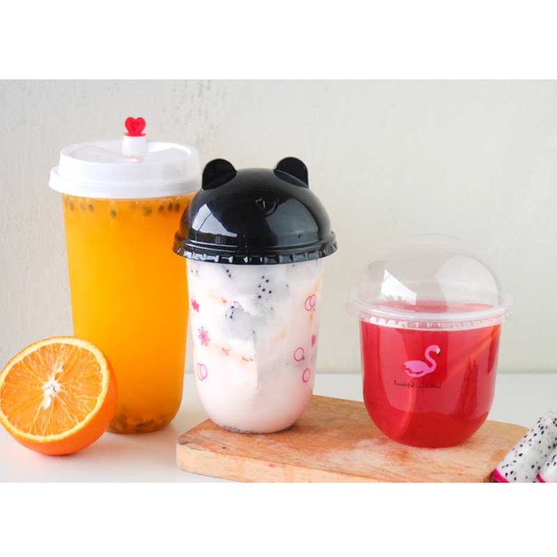 High Quality Pet Transparent Pudding Cup Round Yogurt Ice Cream Milk Dessert Fruit Salad Plastic Cup – Bubble Tea Cups and Disposable Cup price