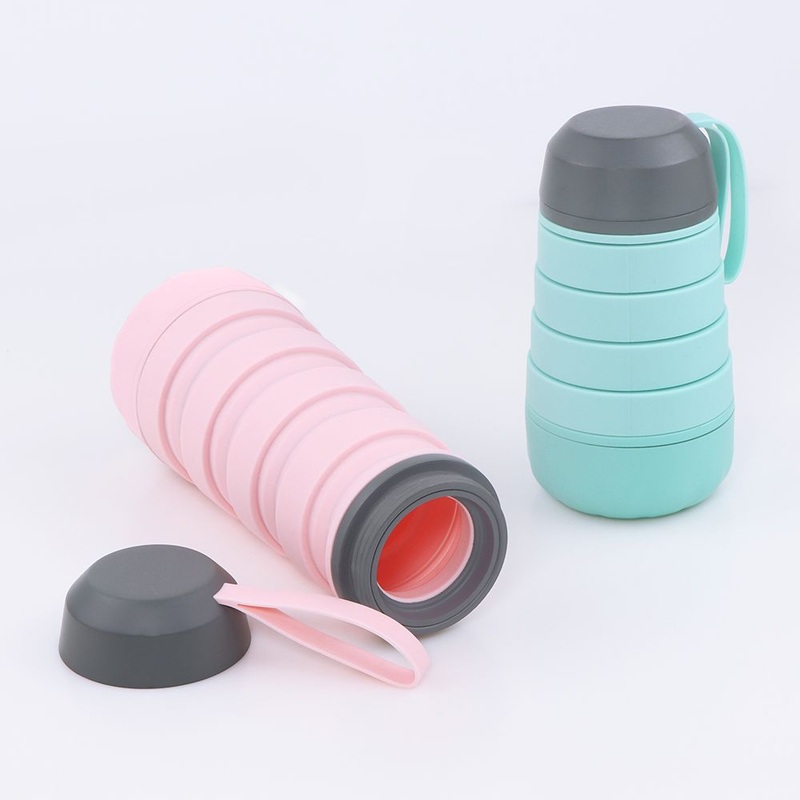 Hot Sale Food Grade Silicone+PP Sports Folding Water Bottle – Sports Bottle and Plastic Bottle price