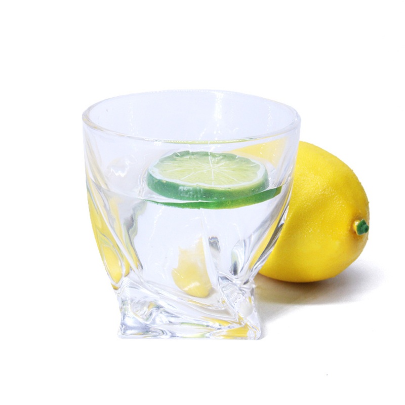 Hot Selling Gold Rimmed Unique Shaped Lead Free Crystal Whiskey Glass Cup – Whisky Cup and Whisky Glass Tumbler price