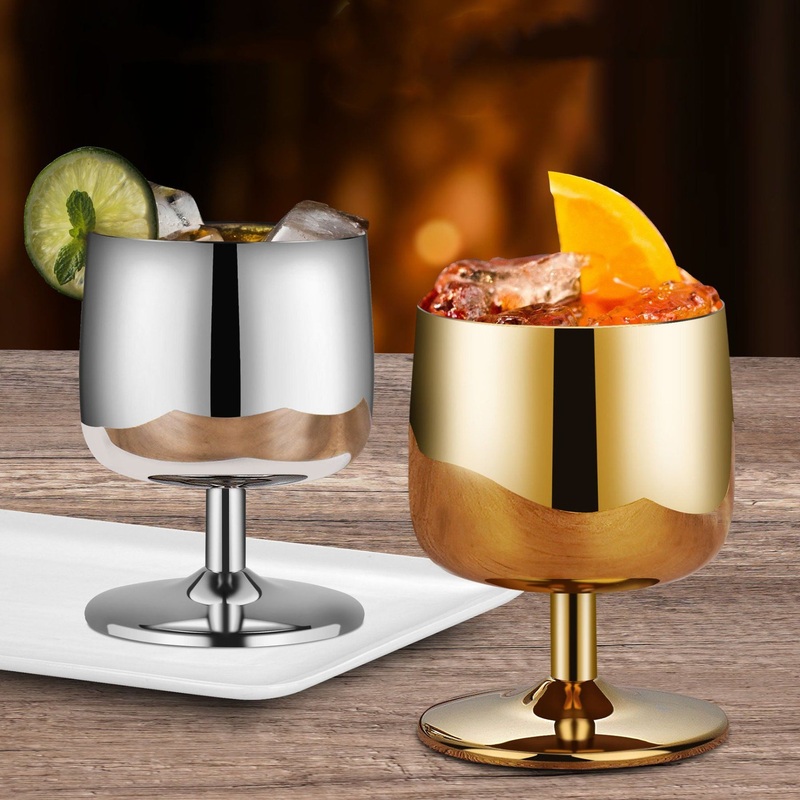 Premium Stainless Steel Wine Glass for Elegant Home Bartending Experiences – Stainless Steel Wine Glass and Stainless Steel Cup price
