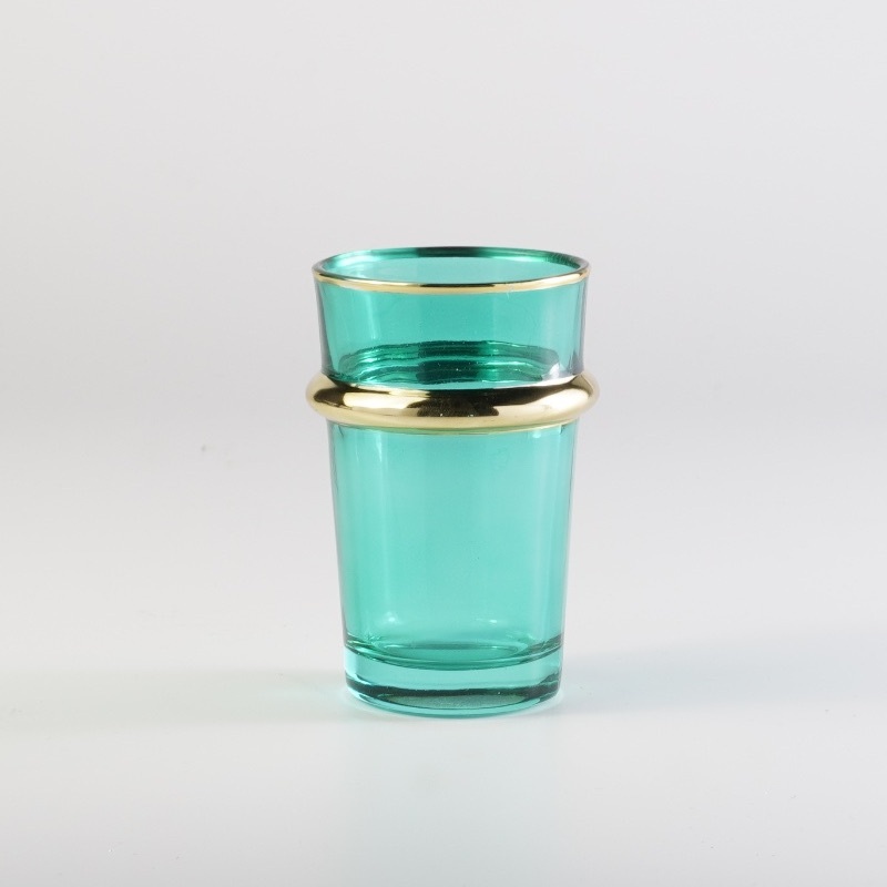 Single Wall 130ml Green Tea Decal Morocco Design Glass Cup – Glass Cup and Tea Cup price