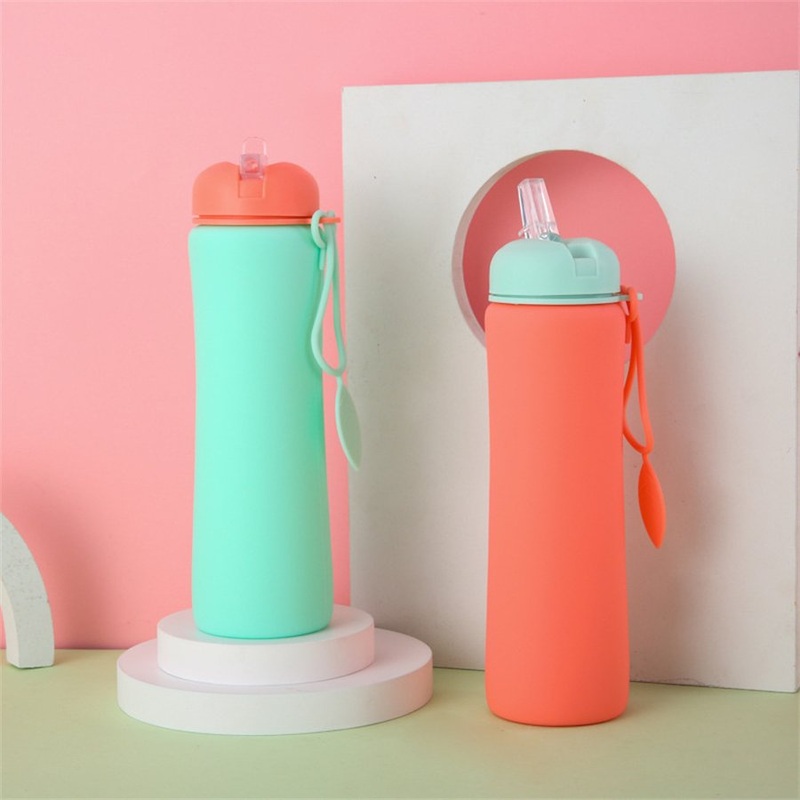 Sport Collapsible Drink Bottle Silicone Water Bottles with Custom Logo – Water Bottle and Silicone Water Bottle price