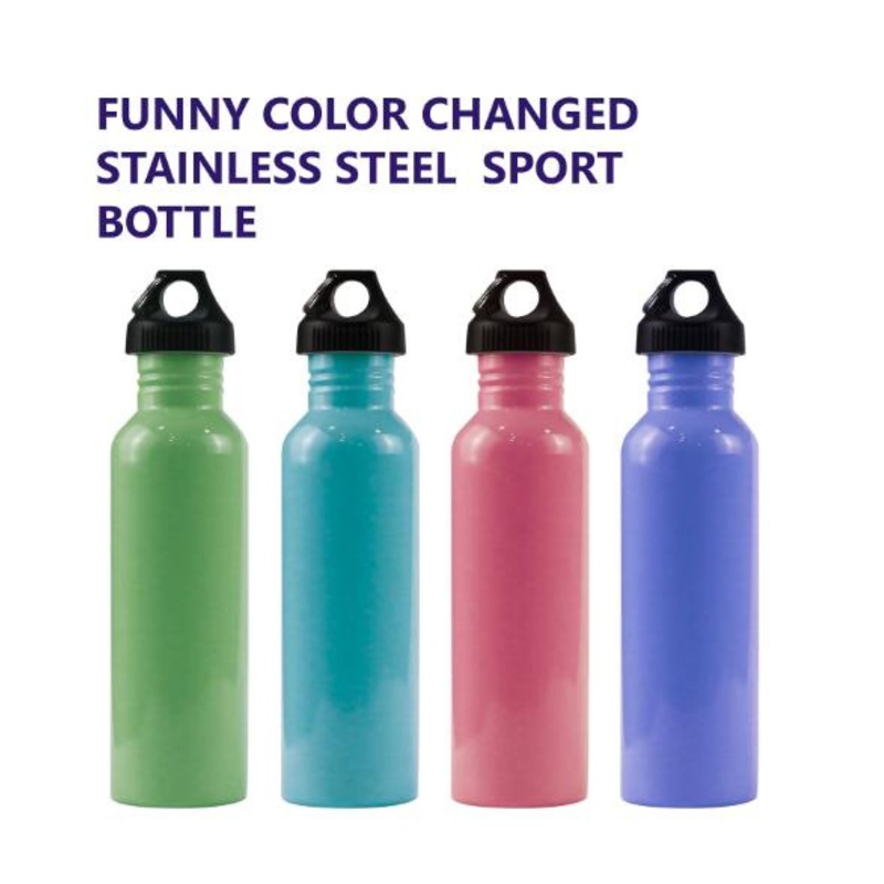 Stainless Steel Single Wall Low Temperature Color Changing Water Bottle – Cola Water Bottle and Single Wall Water Bottle price
