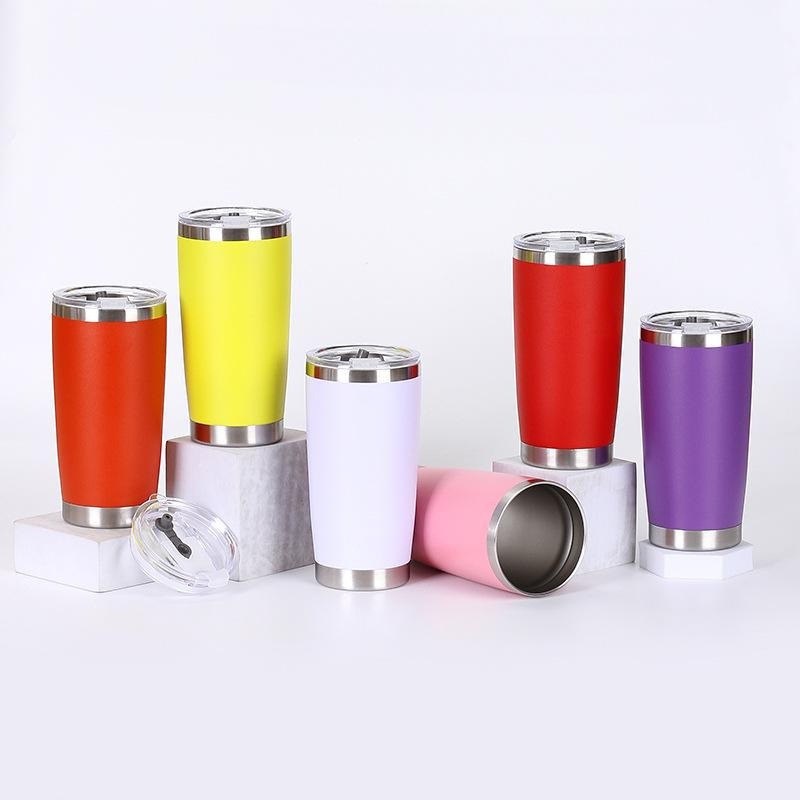 Wholesale Custom Logo Travel 20 Oz Tumbler Insulation Double Wall Travel Coffee Mug Stainless Steel Skinny 20oz Tumbler with Lid – Tumbler and Stainless Steel Tumbler price