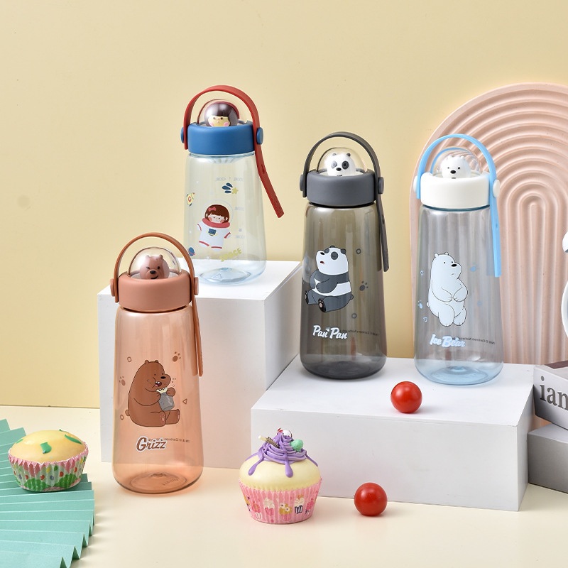 Wholesale Customization Cartoon Cute Kids Plastic Water Bottle School for Childrens Gifts – 420/600ml Water Bottles and Gym Motivational Water Bottle price