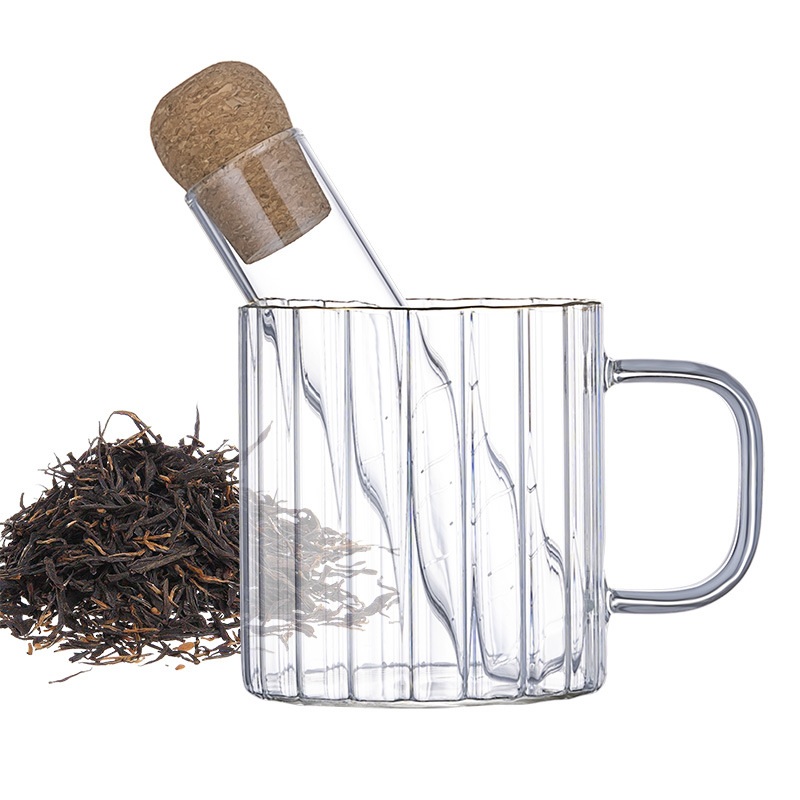 Wholesale Tea Infuser Mug Single Cup 350ml Borosilicate Glass Teacup Set with Reusable Glass Tube Tea Infuser – Tea Mug and Galss Mug price