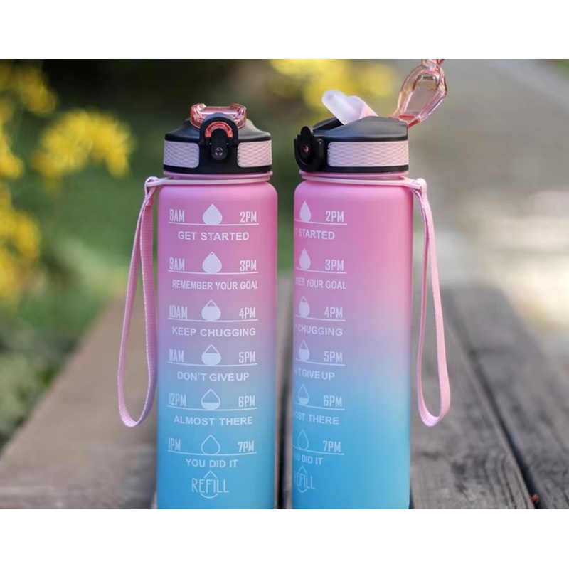 0.5 1 2 Liter Portable Outdoor Camping Sport Large Gym Water Bottle – Plastic Water Bottle and Water Bottle price