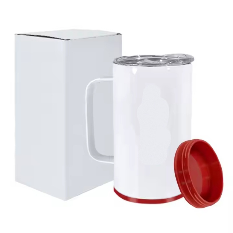 14oz Stainless Steel Double Wall Vacuum Tumbler Sublimation Insulated Coffee Mug – Sublimation Mug and Tumbler with Handle price