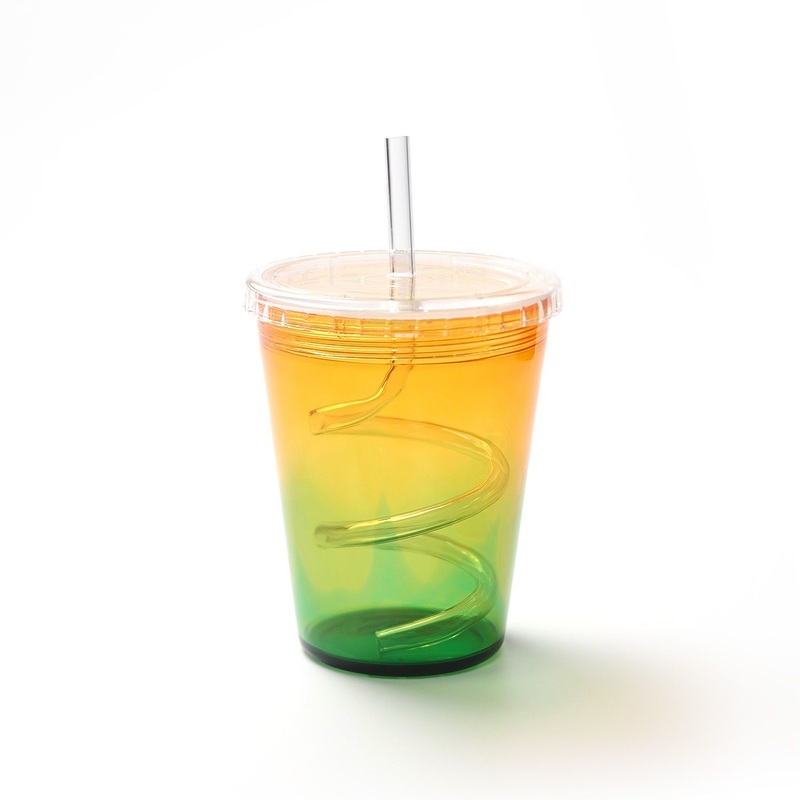 16oz 480ml Ombre Bicolour Arylic Straw Tumbler Plastic Cup with Lid Straw – Plastic Straw Cup and 16oz Acrylic Tumbler price