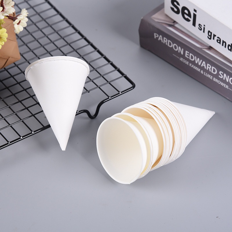3.7 Ozdisposable Snow Cone Paper Cup 6 Oz Customized Cups for Cold Drinking – Cone Paper Cups and 3.7 Oz Cone Cup price