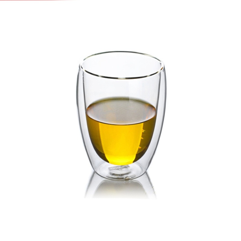300ml Heat-Resistant Glass Double Wall Wine Water Egg Shape Cup Mug – 300ml Glass Double Wall and Heat-Resistant Glass Double Wall price