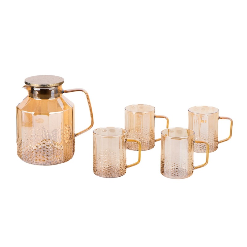 Borosilicate Glass Cup with Glass Handle and Glass Bottle Set – Glass Cup and Borosiicate Glass Cup price
