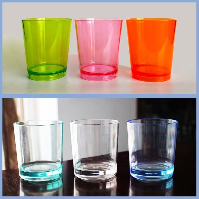 Clear Acrylic Straight Plastic Beer Mug PC Plastic Juice Cup Can Be Customized PS Promotion Whiskey Cup – Plastic Cup and Beer Mug price