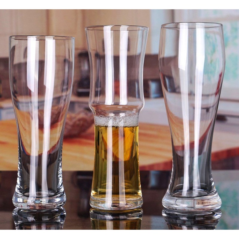 Custom Logo Printing Clear Craft Brews Tall Beer Glass Tankard Pilsner Glasses Mug – Glass Beer Cup and Craft Beer Cup price