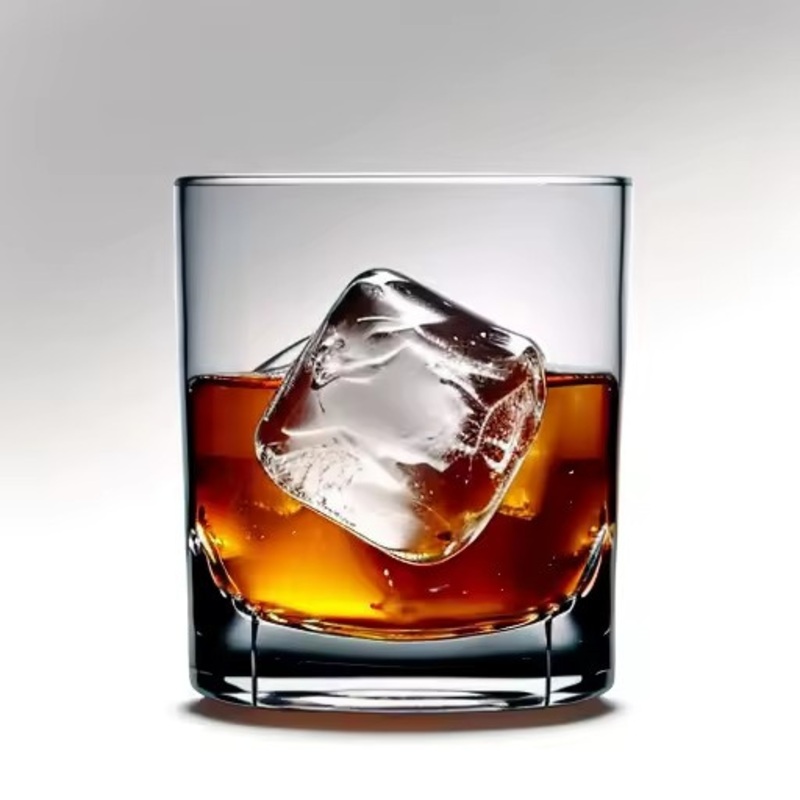 Ins Style Creative Origami Twisted Glass Cup Bar Whiskey Glasses Colorful Transparent Beer Mugs Whisky Glass – Transparent Water Glass and Wine Glasses price