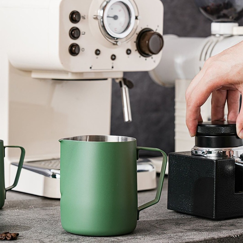 Mingling Colorful Stainless Steel Heat-Resistant Anti-Oxidation Barista Coffee Maker Latte Art Pot Pithcer Milk Frothing Cup – Milk Frothing Pitcher and Milk Steaming Pitcher price