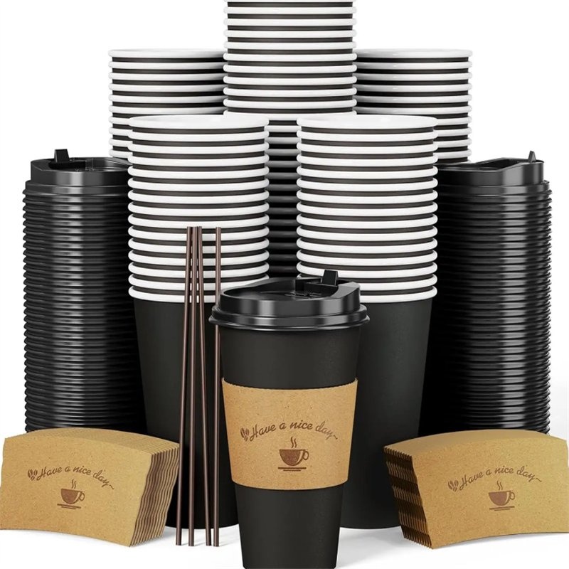 Printed Paper Cups Disposable Paper Cup with Lid Custom Printing – Paper Cup and Disposable Cup price