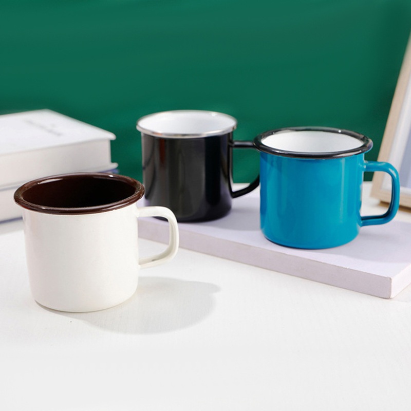 Sublimation Enamel Custom Logo Printing Camping Minimalist Mugs Camping Cup Coffee Mugs – Cup and Sublimation Mug price