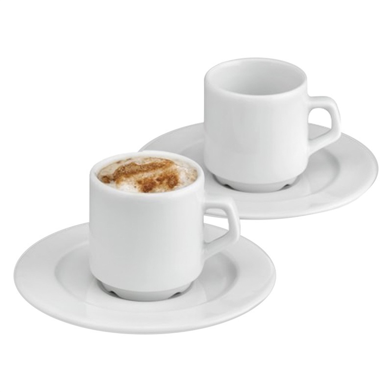 Wholesale Commercial White Porcelain Espresso Coffee Cup – Cup and Saucer and Espress Cup price