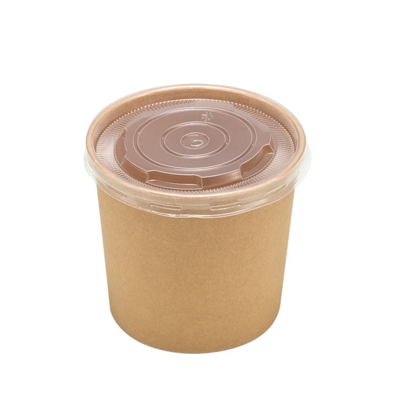 Wholesale Disposable Take Away Box Soup Box Lid Ice Cream Paper Cup with Lid – Paper Cup and Disposable Paper Cup price