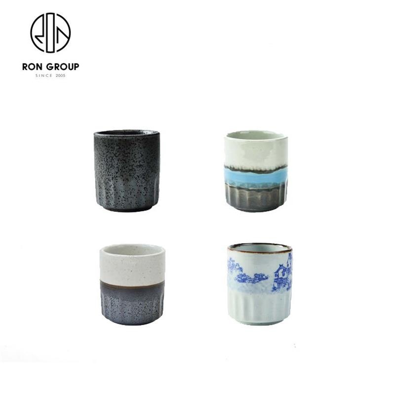 Wholesale Japanese Cafe Coffee Shop Handmade Porcelain Ceramic Water Tea Customized Commercial Cup for Restaurant – Ceramic Cup and Commercial Customized Cup price