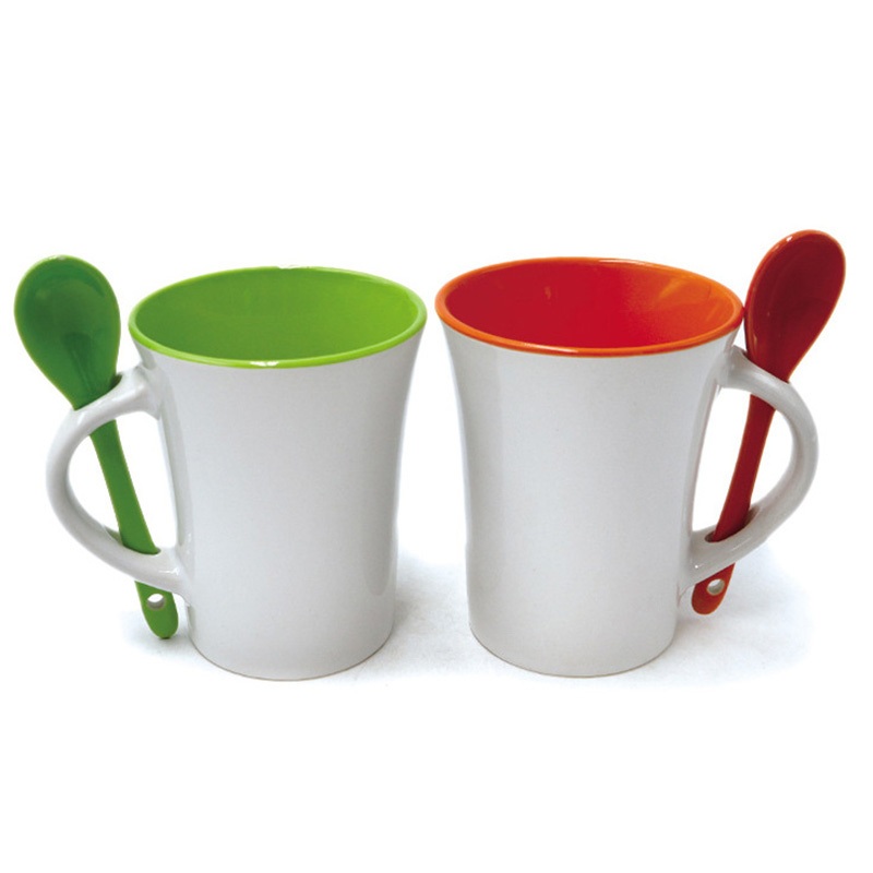 Custom Ceramic Coffee Logo Mug Stoneware Spoon Cup for Drinking Promotion Gift – Ceramic Mug and Ceramic Promotional Gift Cup price