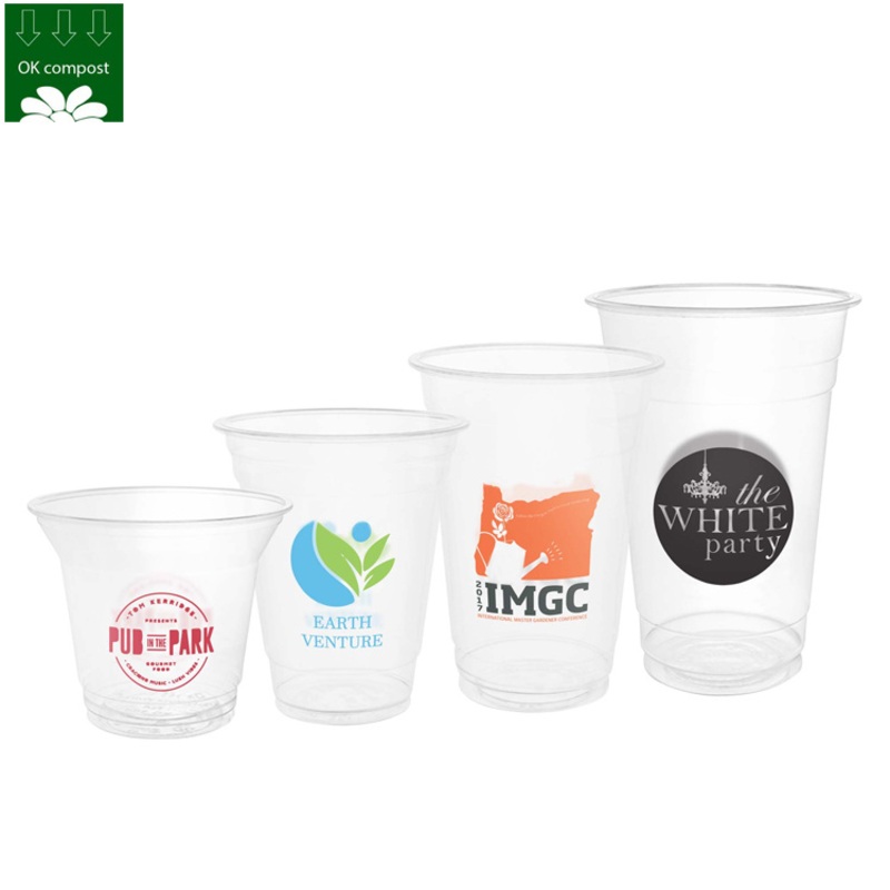 Custom Wholesale Clear Disposable Cold Recycled PLA Cups for Drink Bubble Tea – PLA Cup and PLA Cups Biodegradable price