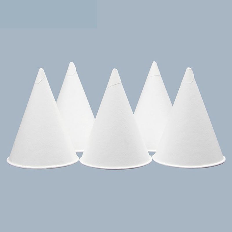 Disposable Food Grade Disposable Eco-Friendly Single Wall Conical Paper Cup with Drinking – Water Cup and Disposable Paper Cup price