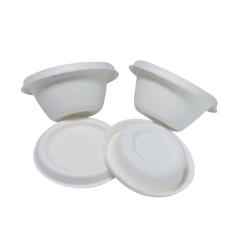 Fast Food Takeaway 100% Compostable 1oz Sugarcane Bagasse Sauce Cup with Lid – Bagasse Sauce Cup and Sauce Cup price