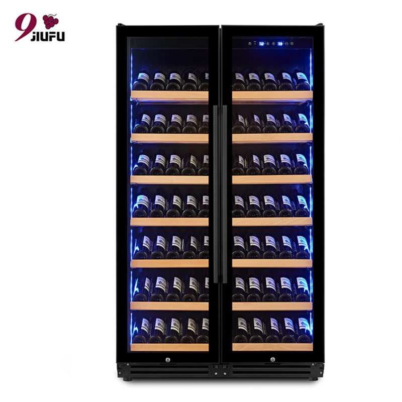 Jiufu Large Capacity Elegant Looking Humidor Commercial Energy Saving Sleek Innovative Design Wine Cooler Chiller Appliance – Wine Cooler and Wine price