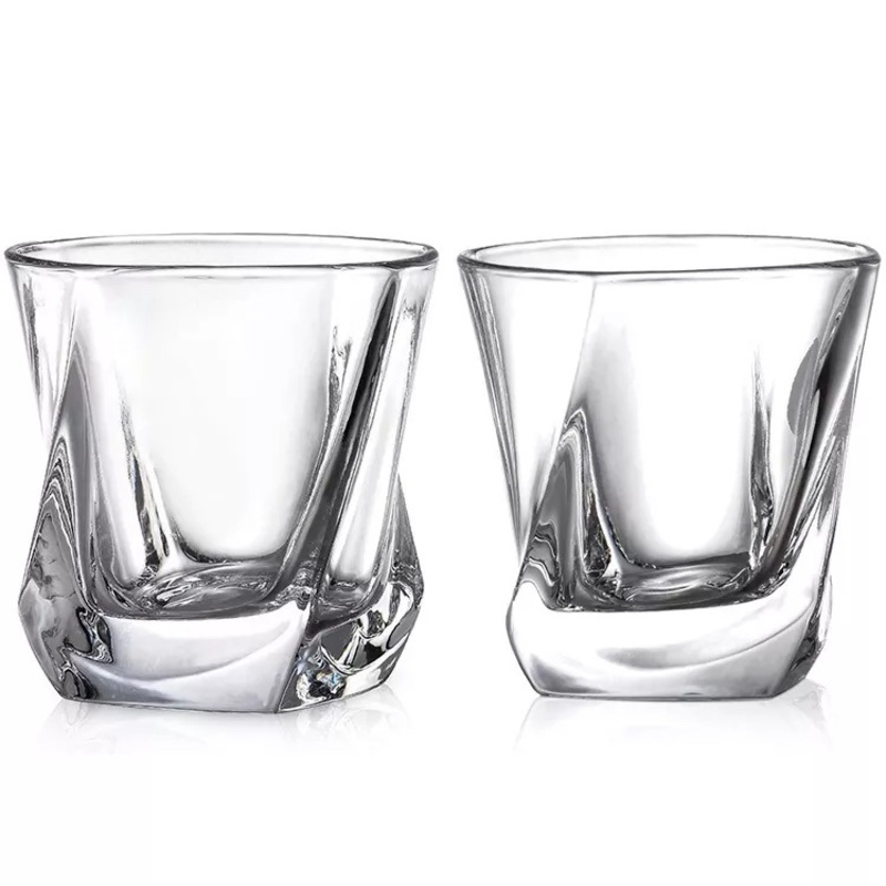 Luxury Whisky Tasting Glasses Crystal Rock Rum Round Wine Cup Cocktail Cup – Glass Cup and Cup price