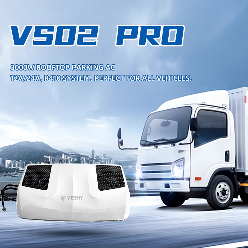 Manufacturer Professional DC 12V 24V Roof Top Parking Air Conditioner Powerful Cooling Parking Cooler – Parking Air Conditioner and Roof Top Air Conditioner