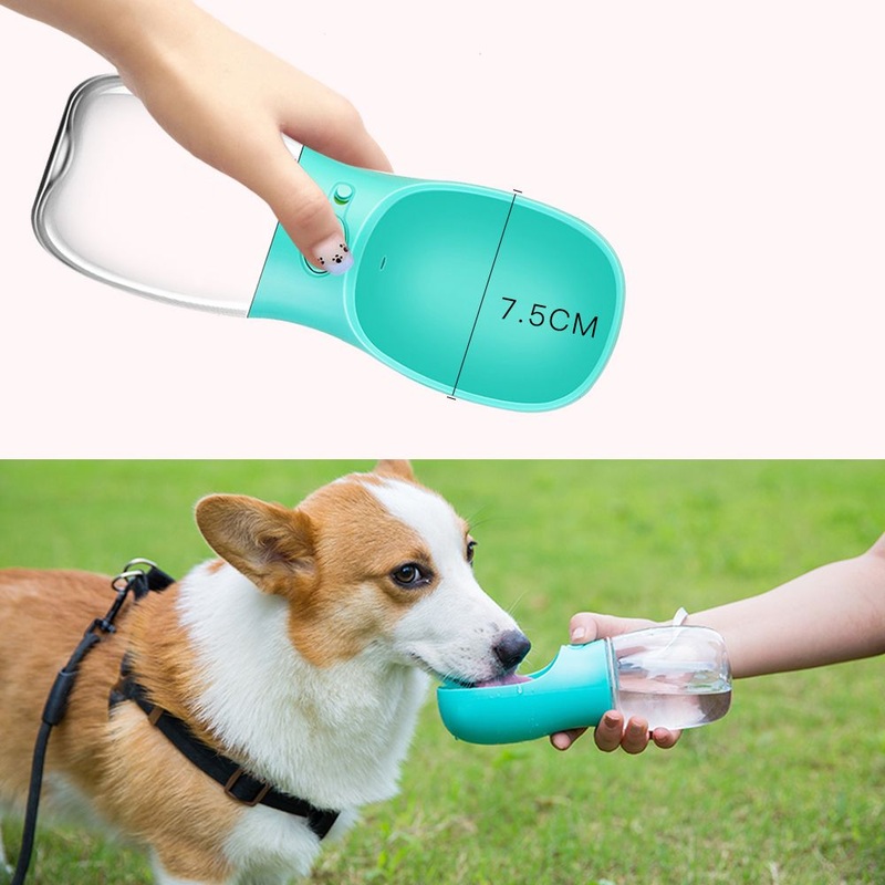 Rena Pet Factory Price Dog Fashion Travel Water Bottle Leak Proof Portable Dispenser with Feeder for Outdoor – Dog Water Bottle and Outdoor price