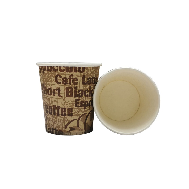 Reusable Coffee Paper Cup 6oz Paper Cup 100% Wooden Paper Cup – Cup and Disposable Paper Cup price