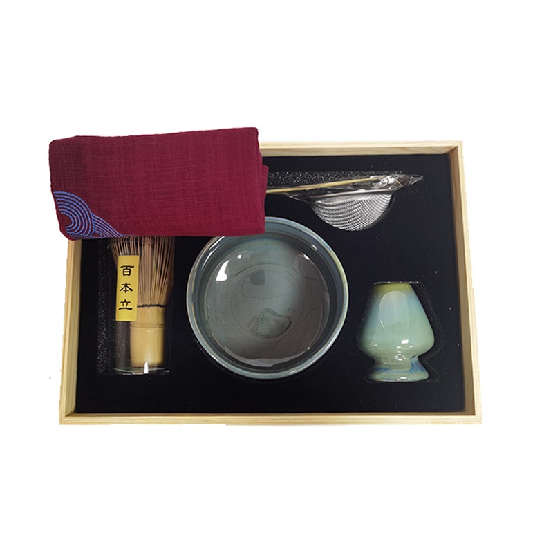 Wholesale Supplier 100 Prongs 80 Prongs Handmade Bamboo Tea Whisk Maccha Brush Matcha Wisk Set – Bamboo Whisk Set and Tea Brush Green Tea price