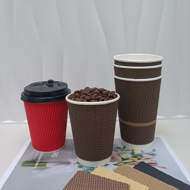 16oz Ripple Double Wall Hot Beverage Paper Cup – Ripple Wall Cup and Double Wall Paper Cup price