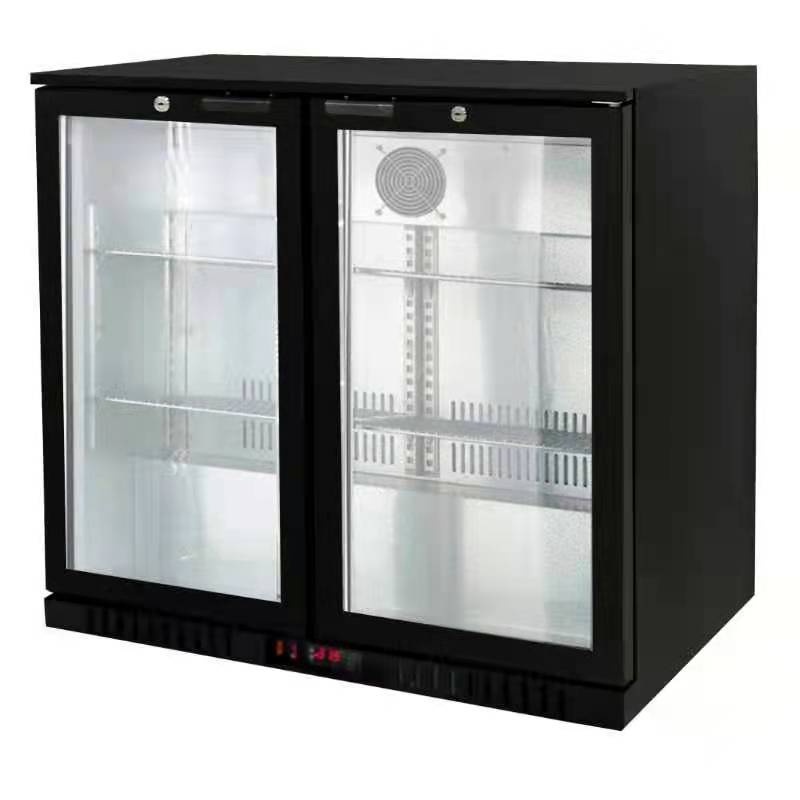 208L Two Door Under Counter Beer Refrigerator Back Bar Cooler with CE – Back Bar Cooler and Back Bar Display price