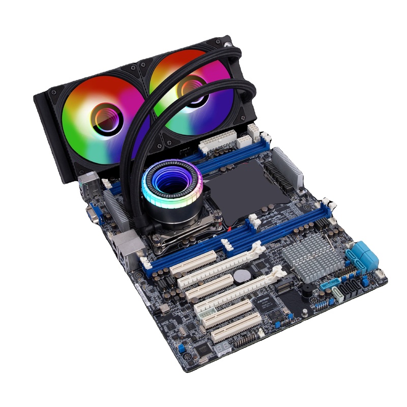 240water Cooler Intel CPU Fan with LED Features Manufacturing for Gaming PC – Water Cooler and Custom Heatsink price