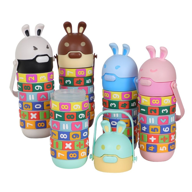 430ml Large Capacity Childrens Cup Funny Flask Stainless Steel Water Bottle Kids with Straw Baby Cups Adult Kawaii Cups – Stainless Steel Water Bottle and Stainless Steel Shaker Bottle price