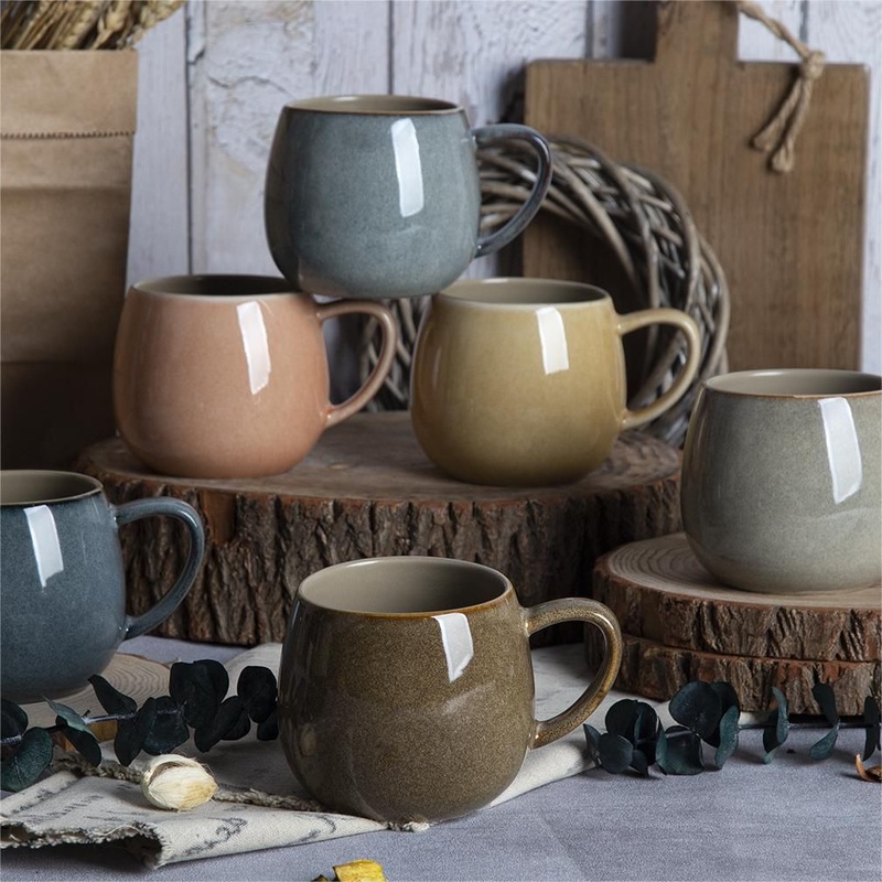 Customized Eco-Friendly New Design High-Quality Wholesale Round Unique Elegant Cup Mug with Reactive Glazed Nordic Ceramic Coffee Mug for Promotional Gift Mug – Reactive Glazed Mug and Reactive Glazed Mug Customize price