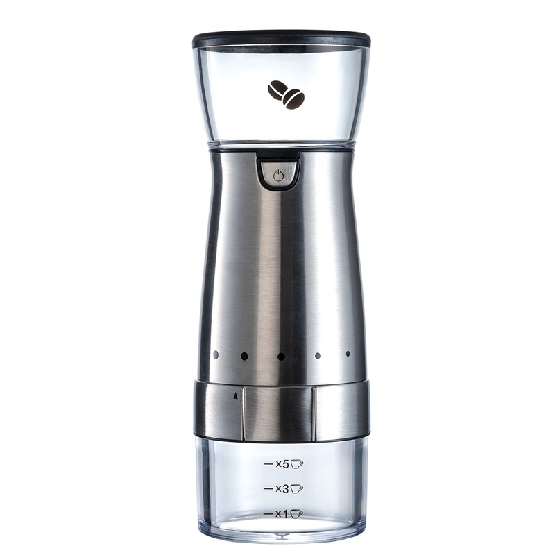 Home Appliances Stainless Steel USB Rechargeable Portable Electric Mini Coffee Maker Grinder Set – Coffee Grinder and Electric Coffee Grinder price