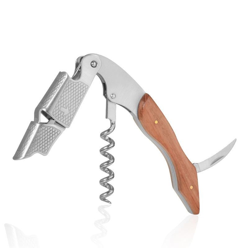 Hot Sale Rose Wood Corkscrew Stainless Steel – Corkscrew and Wooden Wine Bottle Opener price