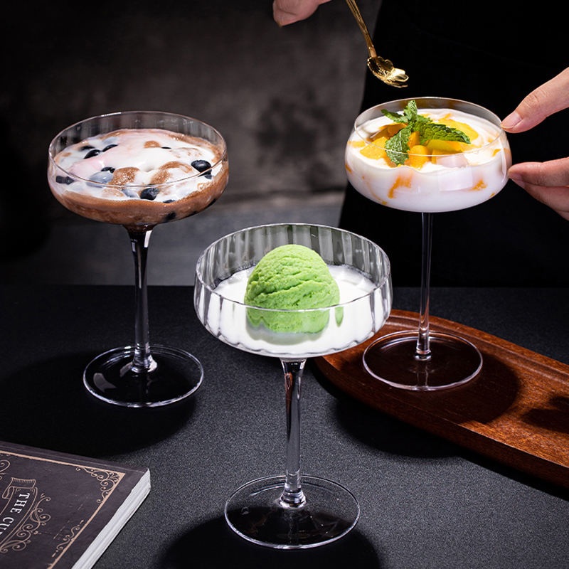 Luxury Crystal Glassware  Round Wine Glass & Dessert Cup Glass Cup – Glassware and Wine Glass price