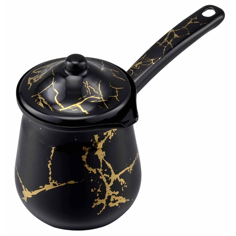 Manufacture Enamel Tableware Household Enamel Coffee Warmer Coffee Pot Teapot Milk Pot Warmer Mug with Enamel Handle – Coffee Warmet Set and Teapot price